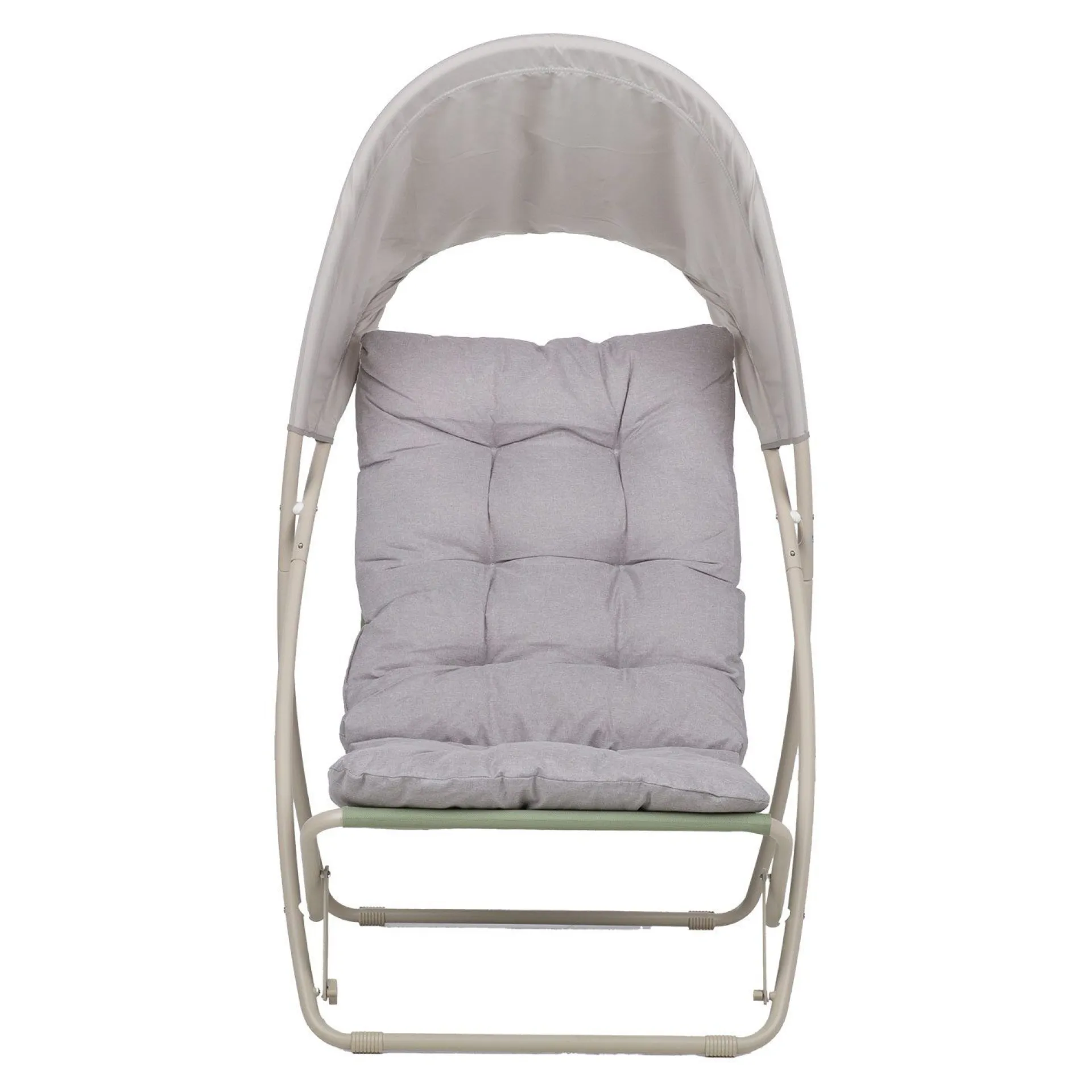 Solstoler|Friluftsutstyr-Hvilestol HOME4YOU Piper med kalesje Beige