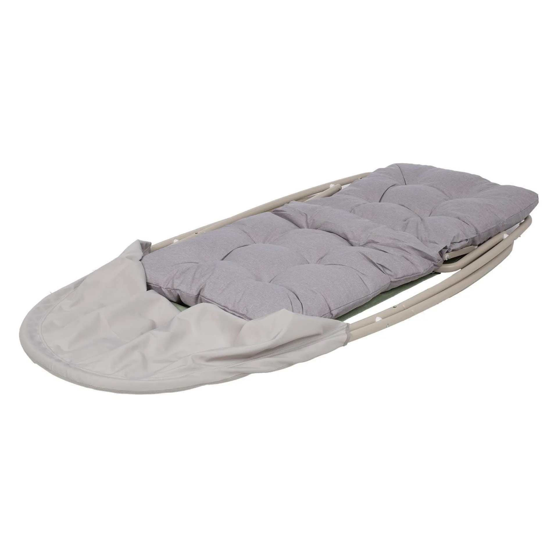 Solstoler|Friluftsutstyr-Hvilestol HOME4YOU Piper med kalesje Beige
