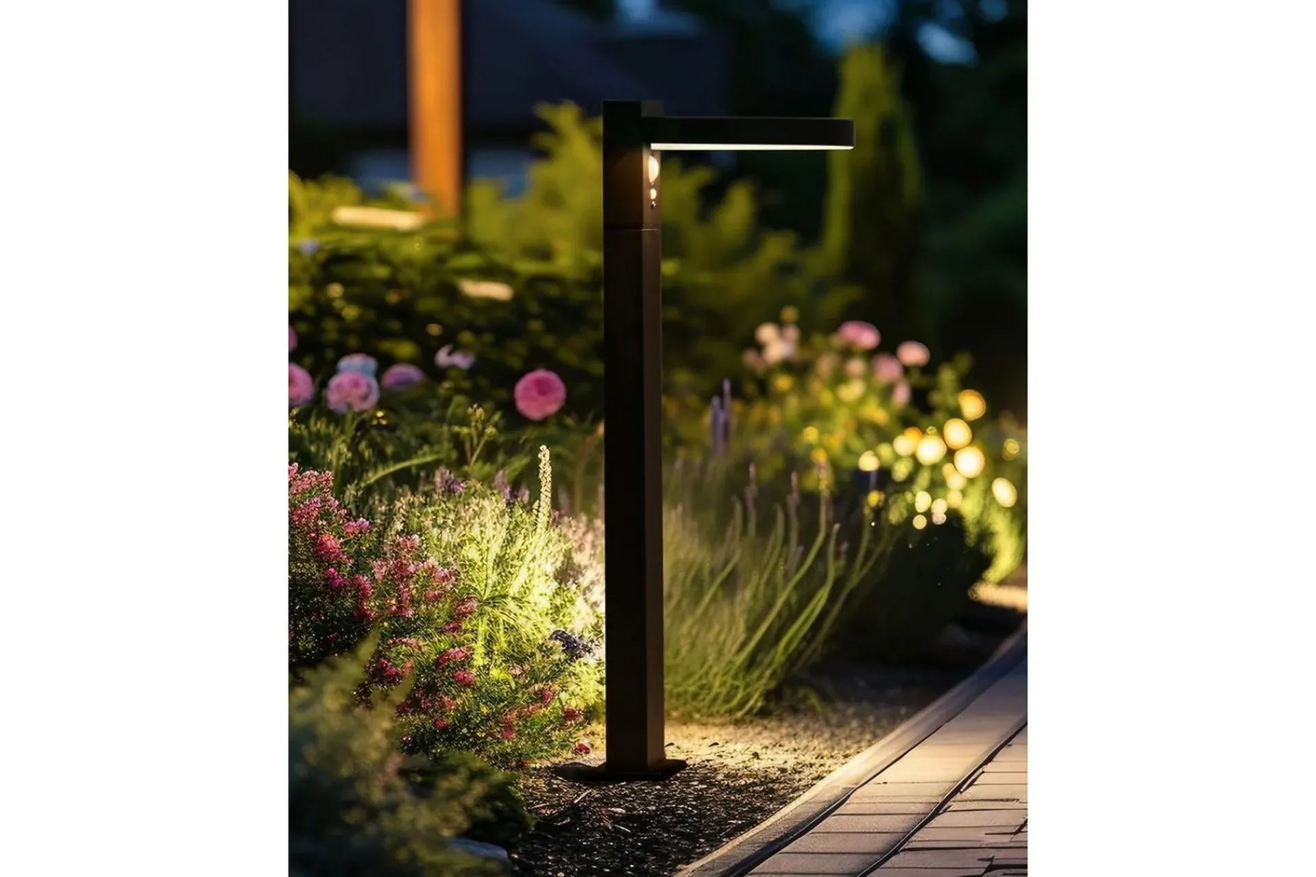 Solcelle Utelys & Solcellelamper-Hydra LED Solcellebelysning 50 cm Svart