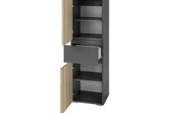 Loft24 Høyskap til bad Baderomsskap Wisla 130x35x38 cm Natur