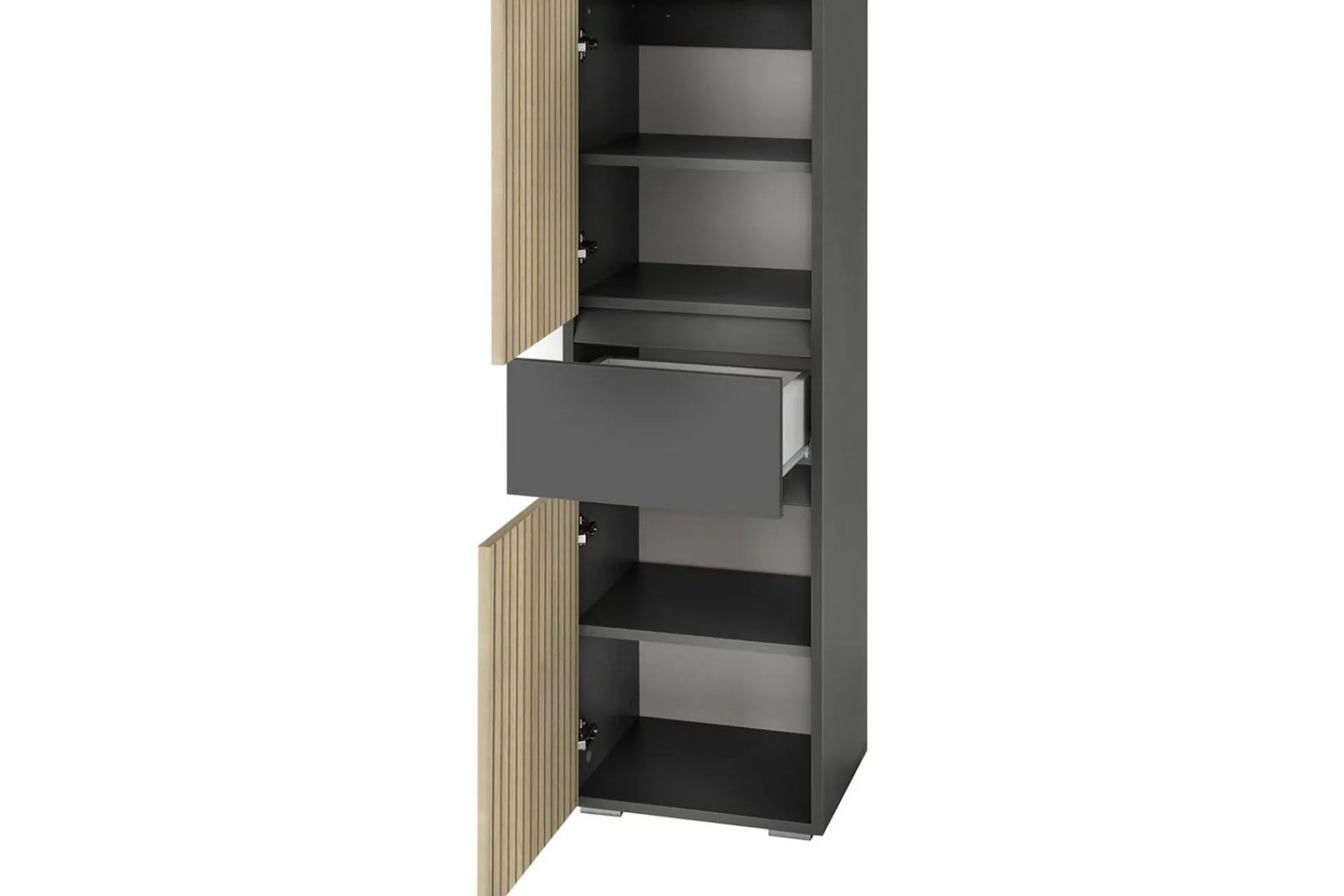 Loft24 Høyskap til bad Baderomsskap Wisla 130x35x38 cm Natur