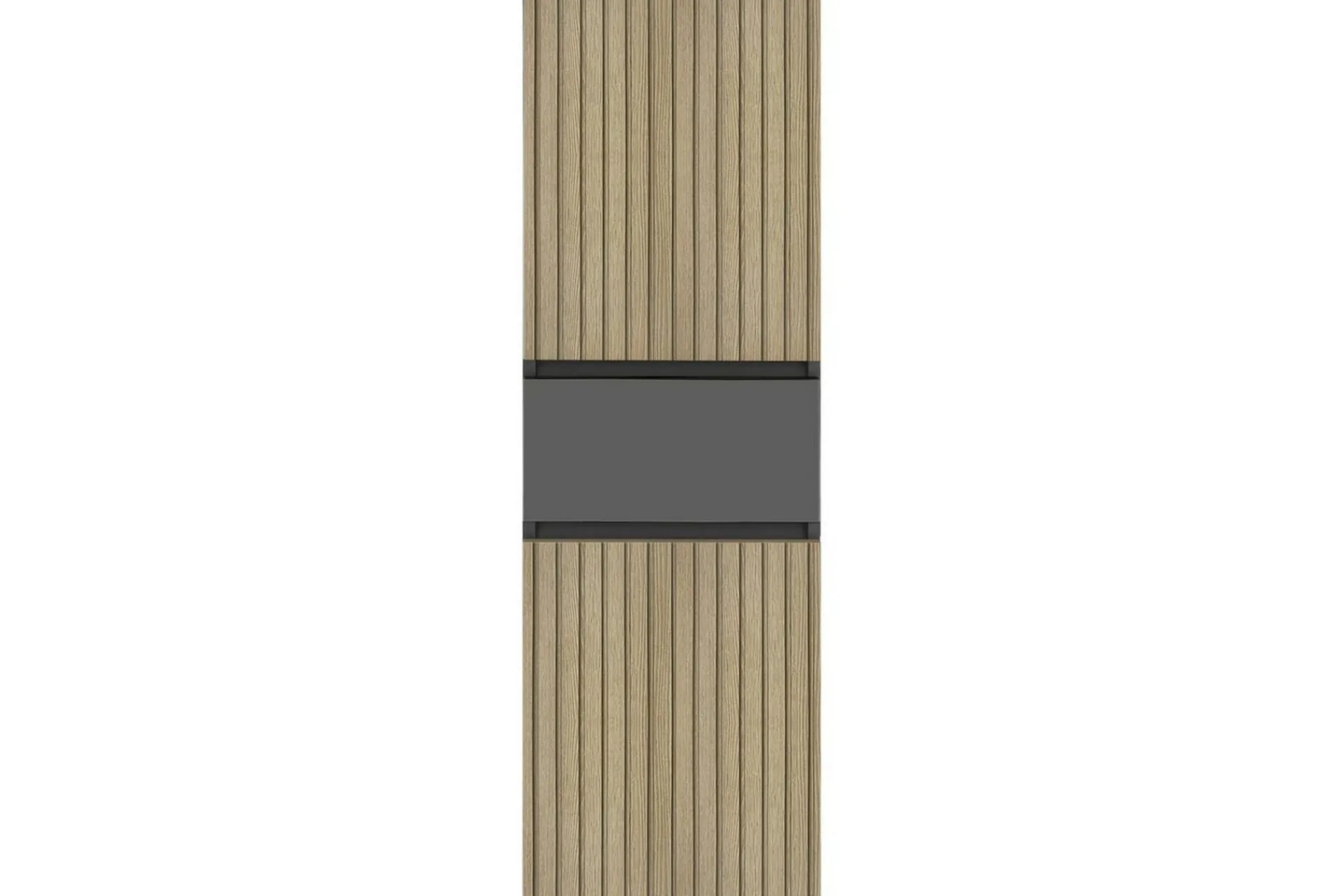 Loft24 Høyskap til bad Baderomsskap Wisla 130x35x38 cm Natur