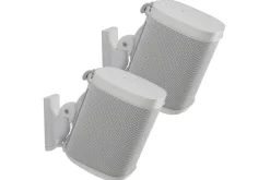 Mediestativ & Veggfeste-Høyttalerfeste Sanus for Sonos One SL Play:1 og Play:3 Hvit