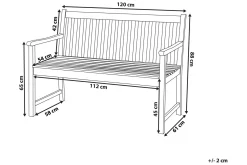 Benker-Iazzetta Hagebenk 120 cm Tre/Natur