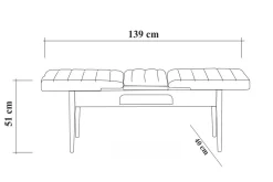 Idehult Benk 51 cm