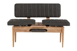 Spisegrupper-Idehult Spisegruppe 4 deler 75 cm Natur,Antracit