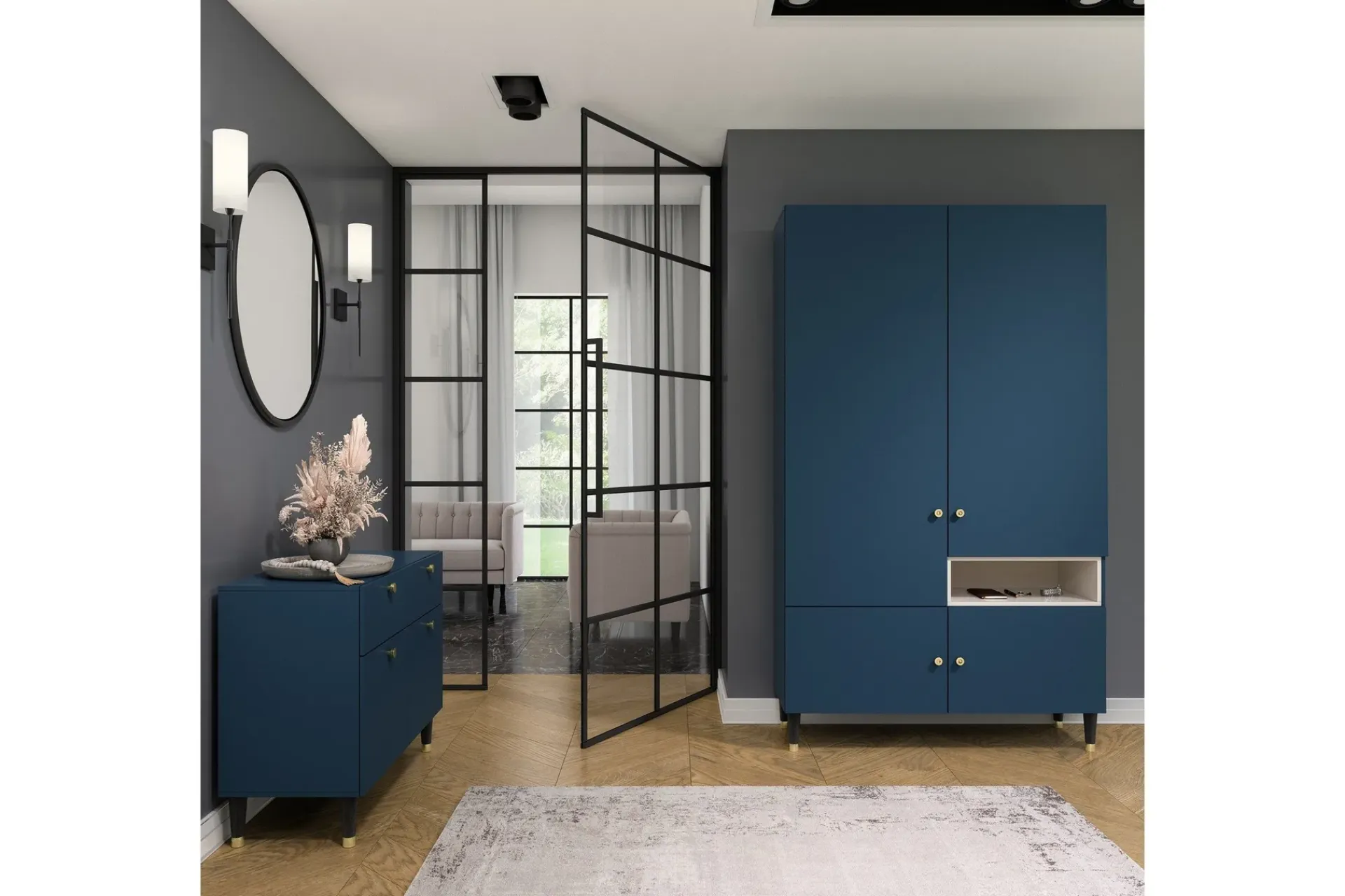 Kommode|Entrekommode-Includo Kommode Blå