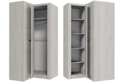 Garderober & Garderobesystem-Indianapolis Garderobe 106x58x192 cm Ask