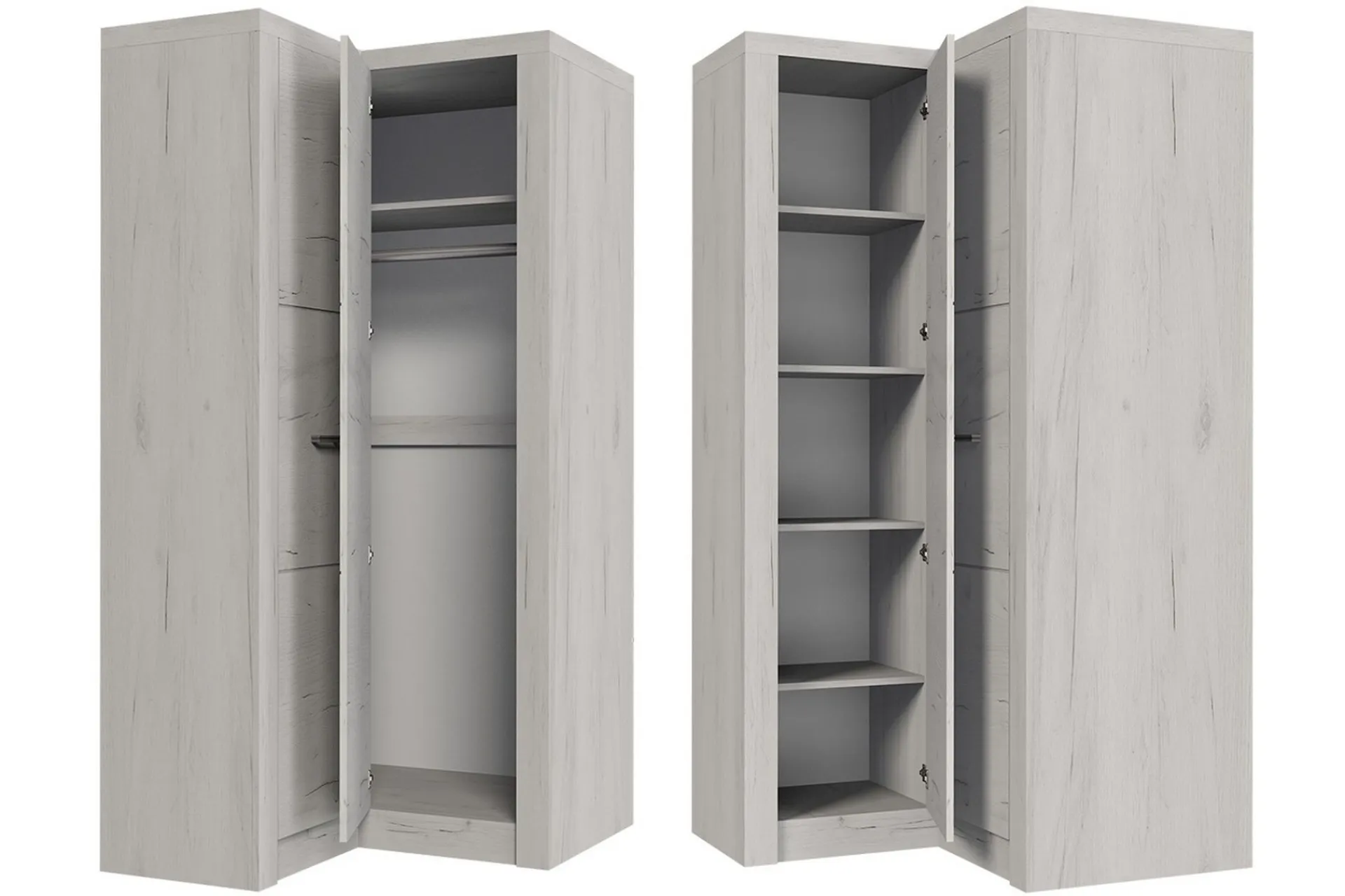 Garderober & Garderobesystem-Indianapolis Garderobe 106x58x192 cm Ask