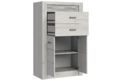 Sideboard & Skjenker-Indianapolis Skjenk 76x42x127 cm Ask