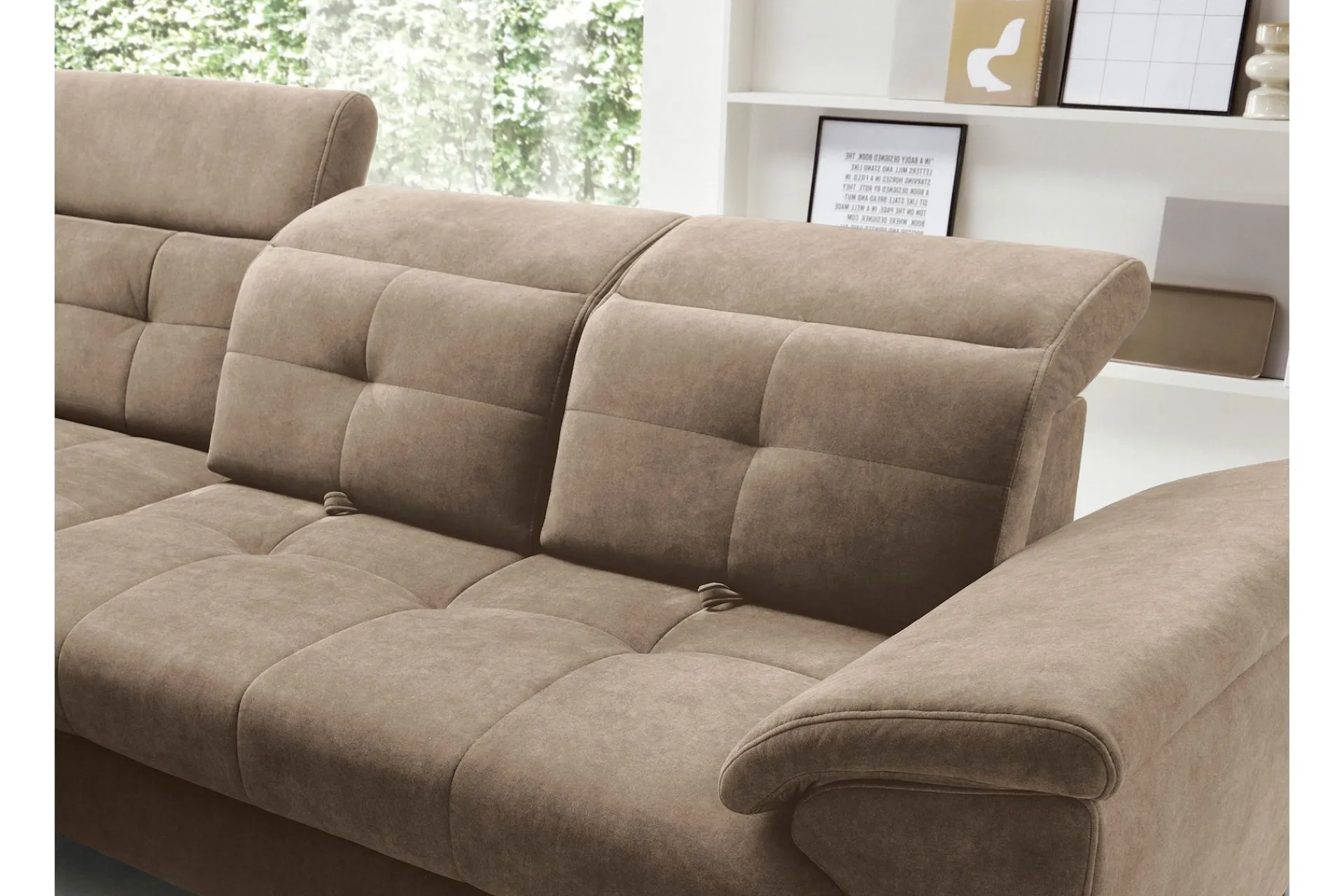 Inferne 5-seters Sofa med Sjeselong