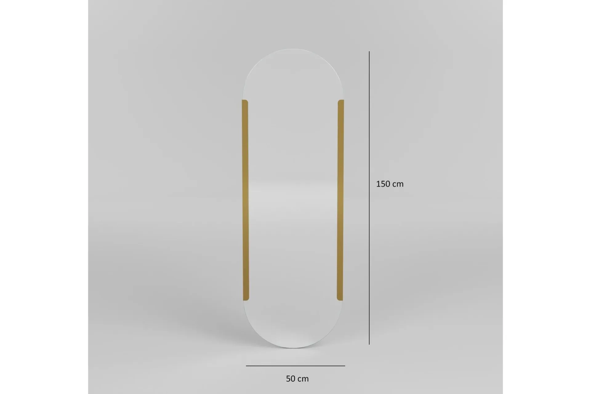 Ingang Speil 50 cm Rektangulær