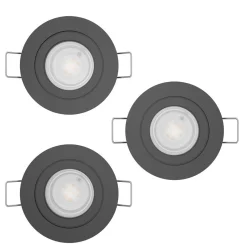 Innfelt lampe Barranco IP44 30 mm 3000K Sett på 3