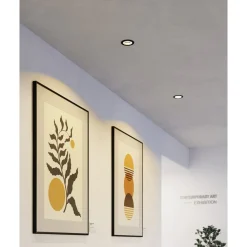 Innfelt lampe Carosso 93 mm