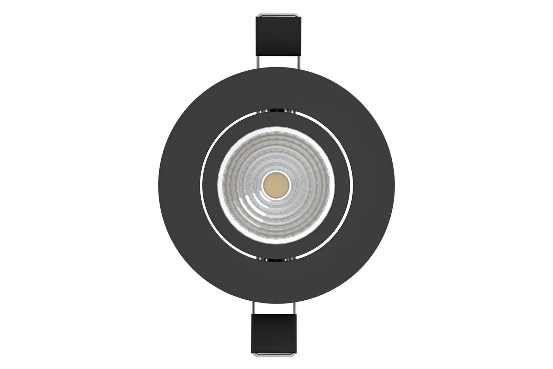 Eglo Spotlights & Downlights-Innfelt Lampe Saliceto 3 stk Ø88 mm 2700K Svart