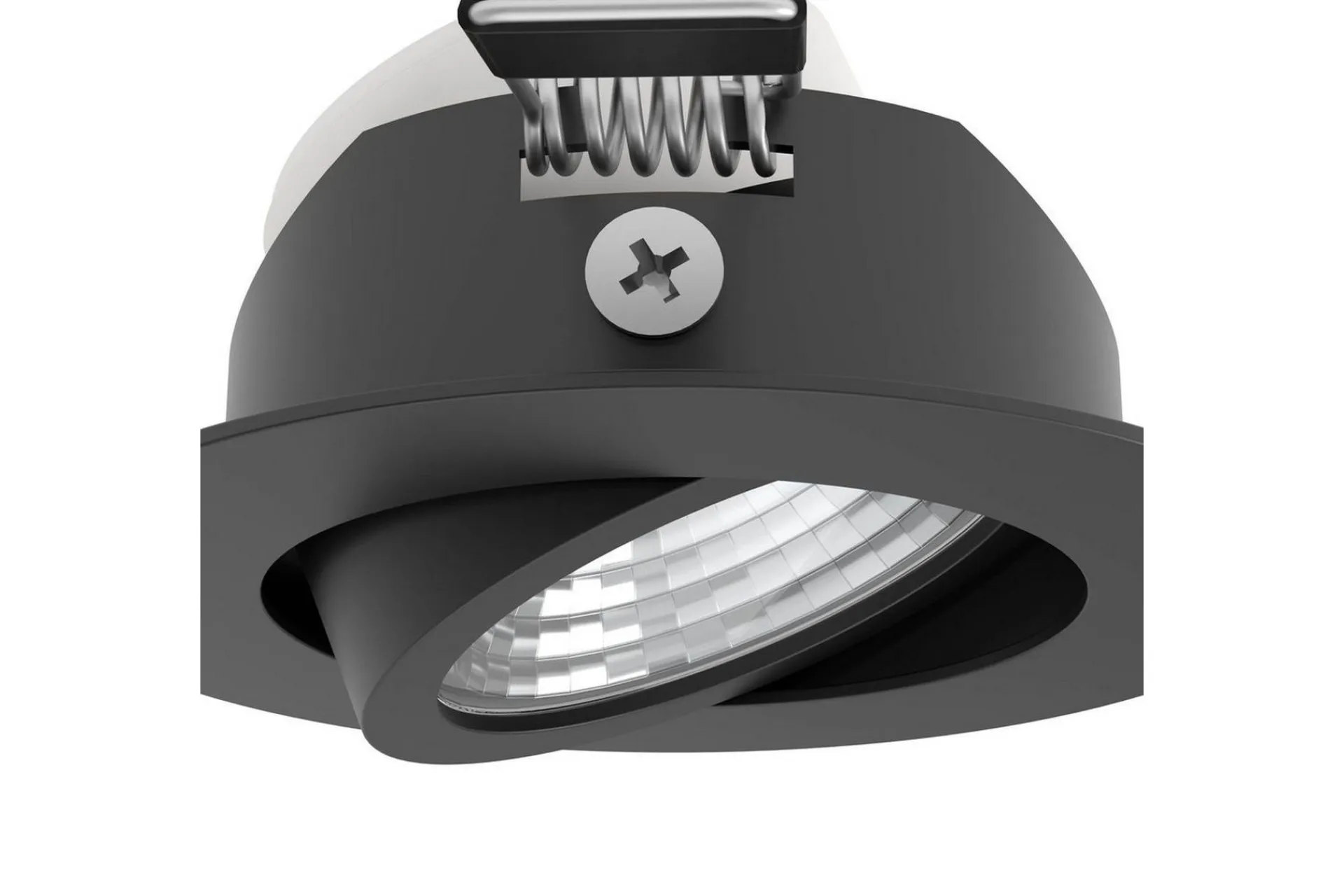 Eglo Spotlights & Downlights-Innfelt Lampe Saliceto 3 stk Ø88 mm 2700K Svart