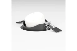 Eglo Spotlights & Downlights-Innfelt Lampe Saliceto 3 stk Ø88 mm 2700K Svart