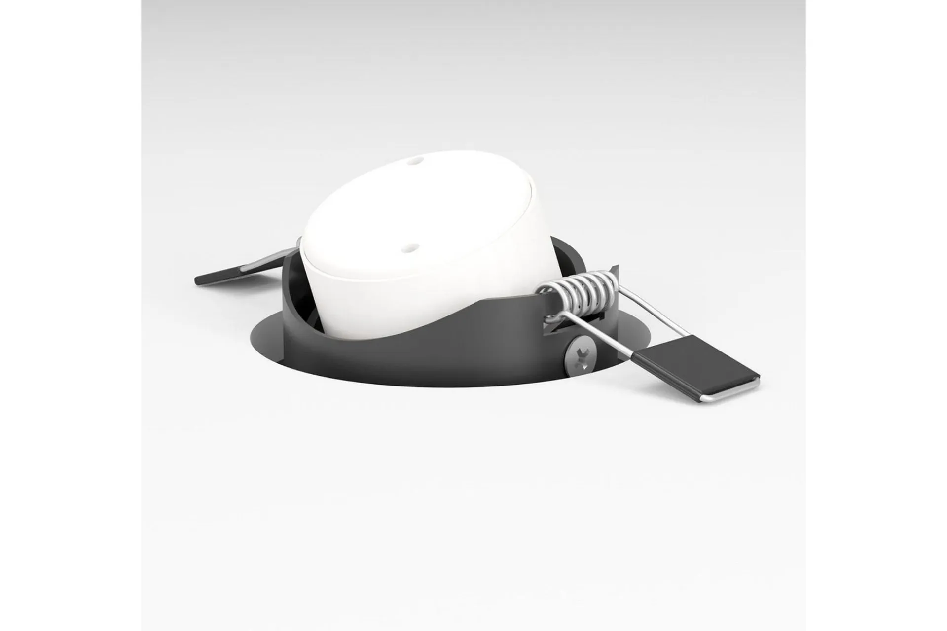 Eglo Spotlights & Downlights-Innfelt Lampe Saliceto 3 stk Ø88 mm 2700K Svart