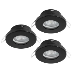 Innfelt lampe Favazzina 85 mm sett med 3