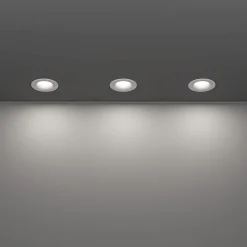 Innfelt lampe Salabate 88 mm Sett med 3