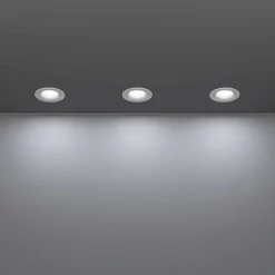 Innfelt lampe Salabate 88 mm Sett med 3