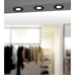Spotlights & Downlights-Innfelt lampe Saliceto 88 mm 4000K Svart