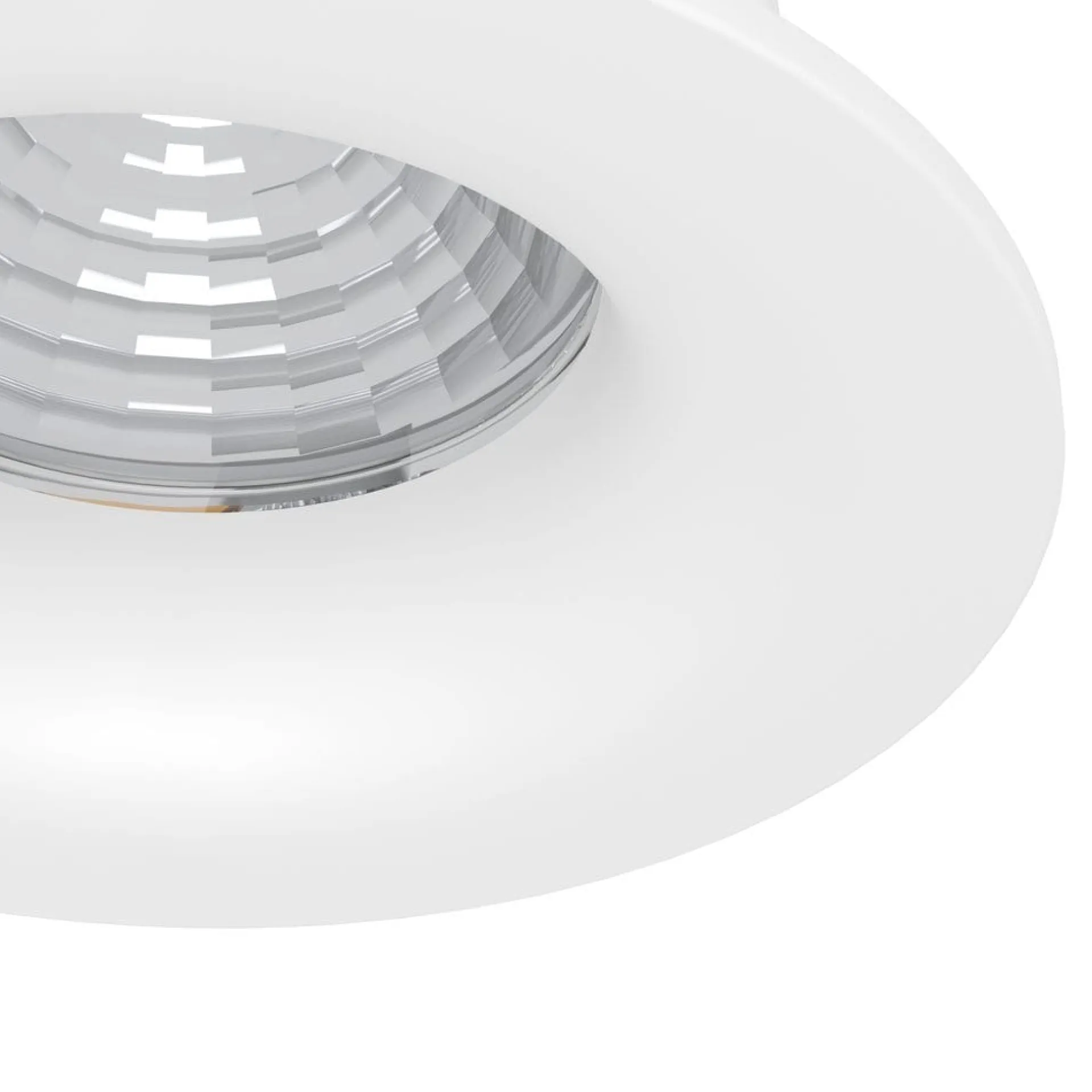 Spotlights & Downlights-Innfelt lampe Saliceto 88 mm 2700K Sett med 3 Hvit
