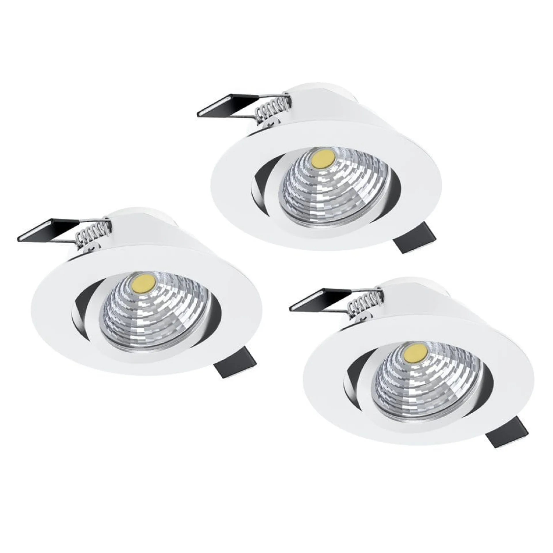 Innfelt lampe Saliceto Mobil 4000K Sett på 3