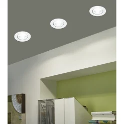 Innfelt lampe Saliceto Mobil 4000K Sett på 3
