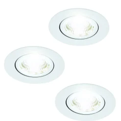 Innfelt lampe Saliceto Mobil 4000K Sett på 3