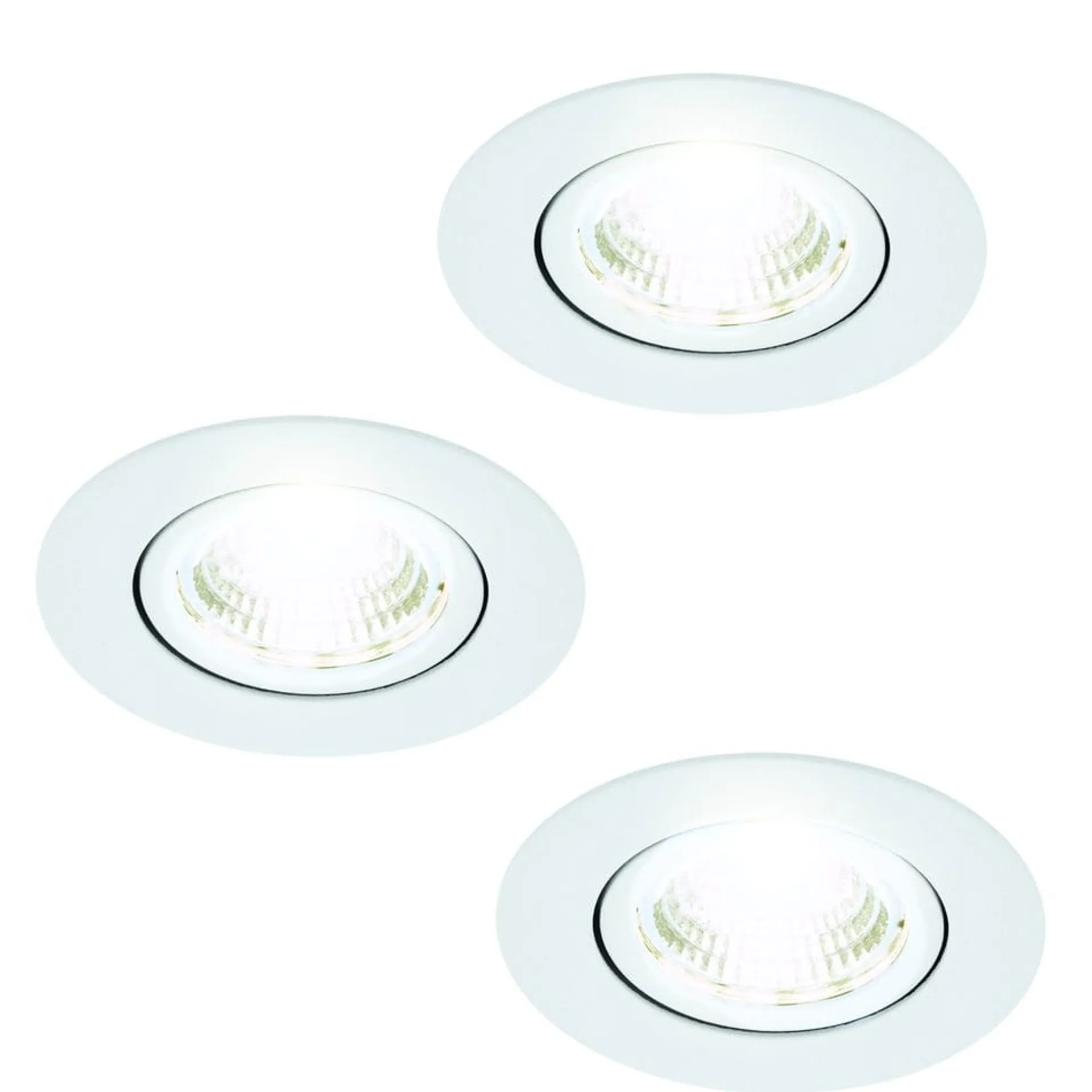 Innfelt lampe Saliceto Mobil 4000K Sett på 3