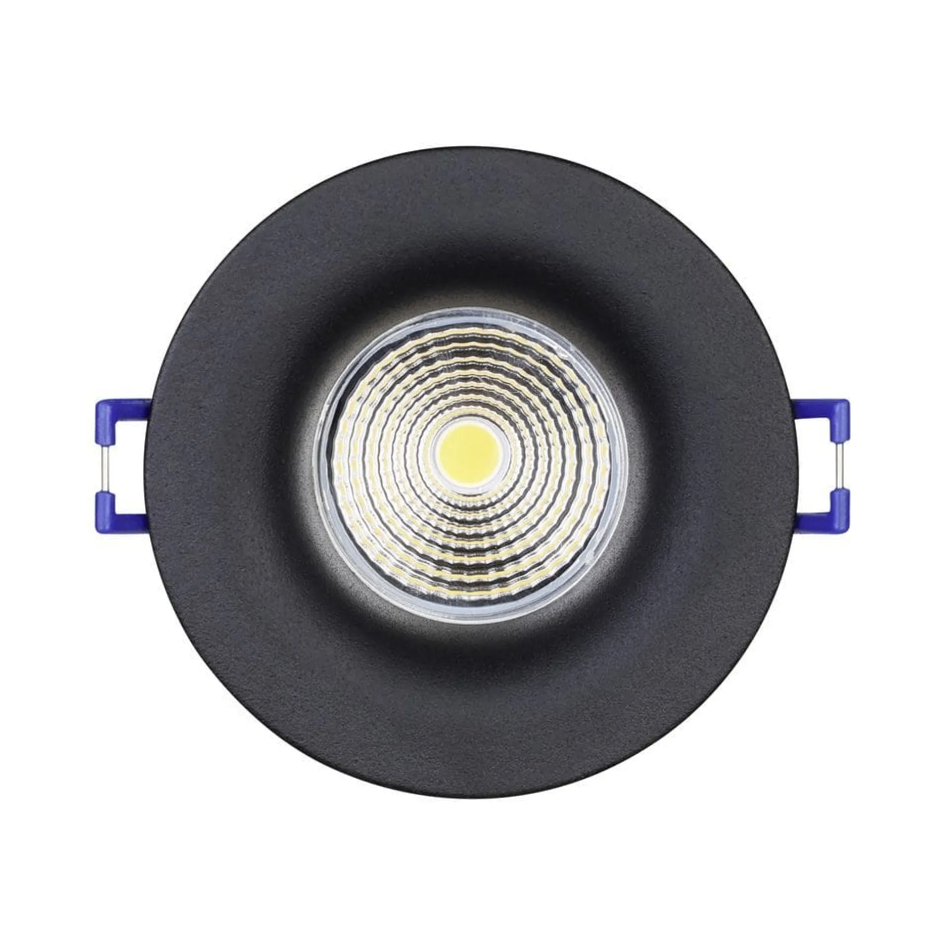 Spotlights & Downlights-Innfelt lampe Saliceto Stel 88 mm 2700K Svart