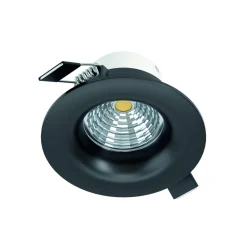 Spotlights & Downlights-Innfelt lampe Saliceto Stel 88 mm 2700K Svart
