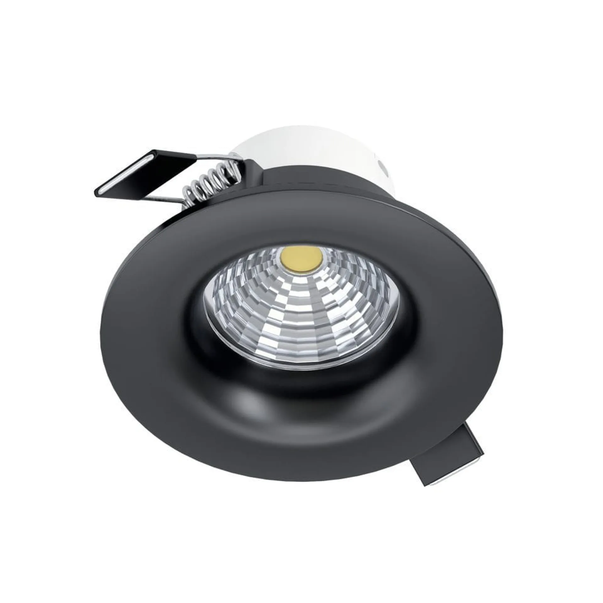 Spotlights & Downlights-Innfelt lampe Saliceto Stel 4000K Svart