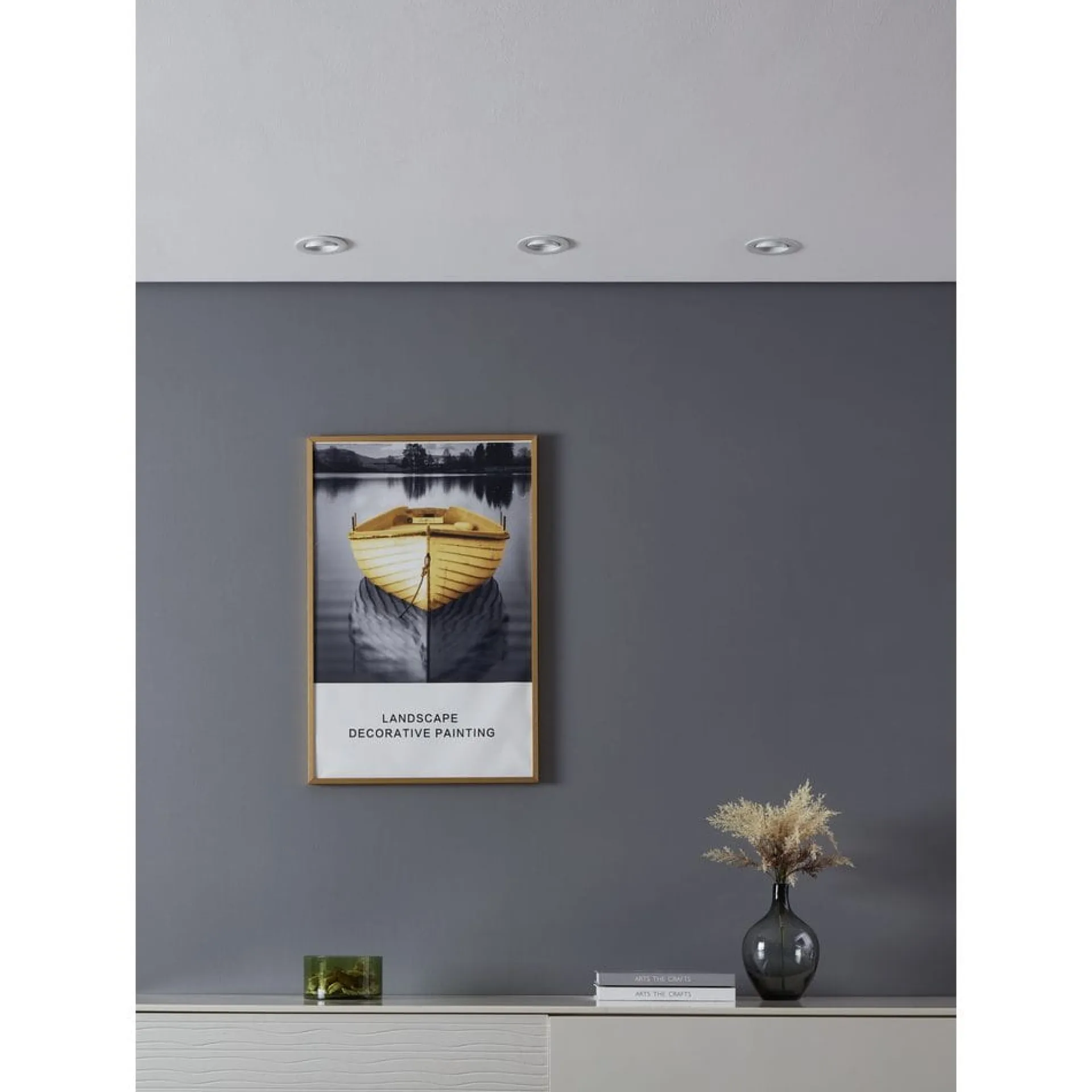 Innfelt lampe Saliceto 3 stk Ø88 mm 2700K