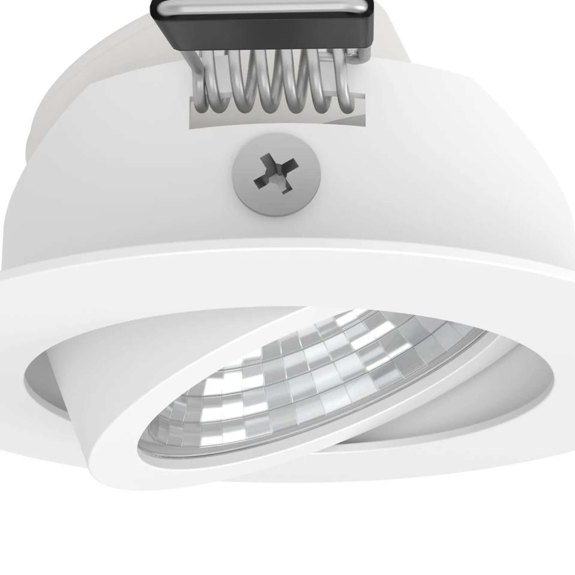 Innfelt lampe Saliceto 3 stk Ø88 mm 2700K