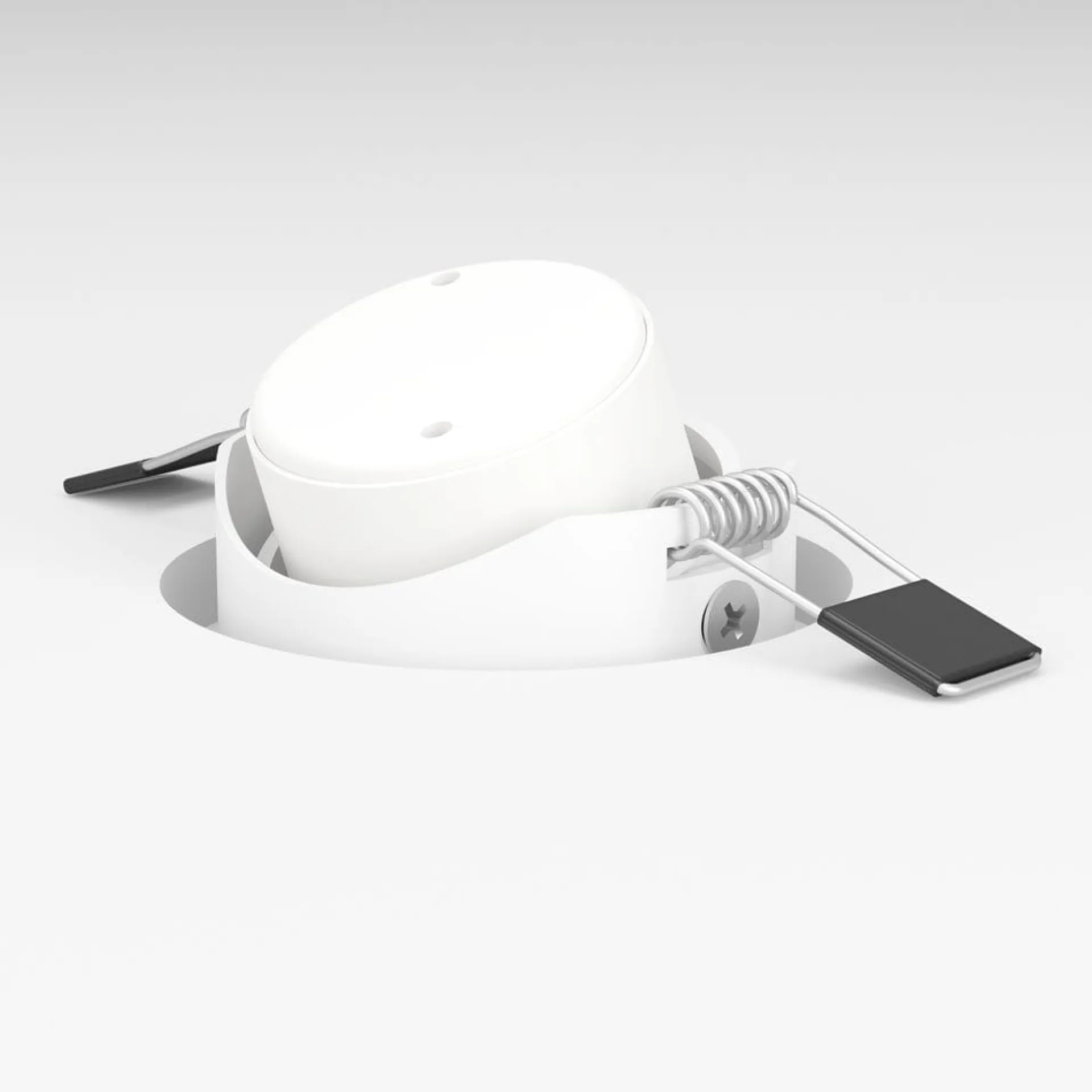 Innfelt lampe Saliceto 3 stk Ø88 mm 2700K