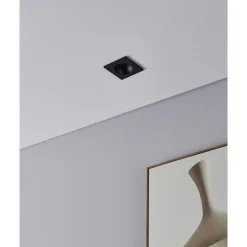 Spotlights & Downlights-Innfelt lampe Zarate Svart