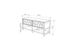 Gangoppbevaring-Inola Skoskap 105 cm Brun,Eik