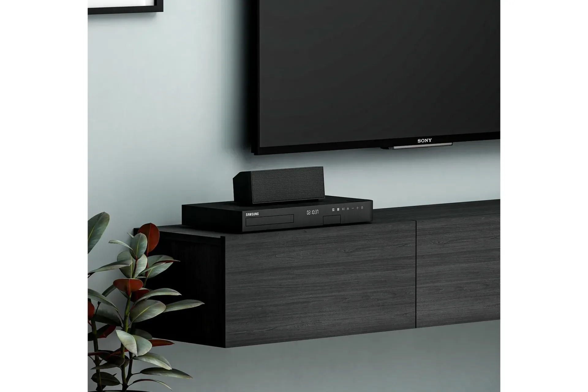 Tv-Benk & Mediabenk-Interlaken TV-benk 180 cm Svart