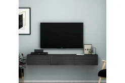 Tv-Benk & Mediabenk-Interlaken TV-benk 180 cm Svart