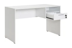 Irbene Skrivebord 120 cm med Oppbevaring Hyller + Låsbar Sku