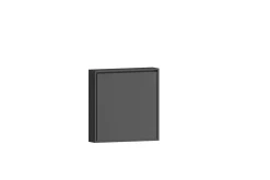 Kontorbord-Irbene Veggskrivebord 59 cm med Oppbevaring Hylle Antracit