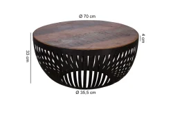 Wohnling Sofabord-Ireene Sofabord 70 cm Flerfärgad