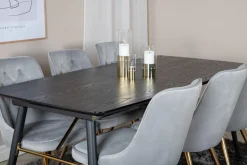 Venture Home Irunea Forlengningsbar Spisegruppe 180cm inkl 6 Valera Lyx S