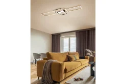 Trio Lighting Kjøkkenlampe|Vinduslampe-Irvine LED-Taklampe Matt/Mattsvart Messing