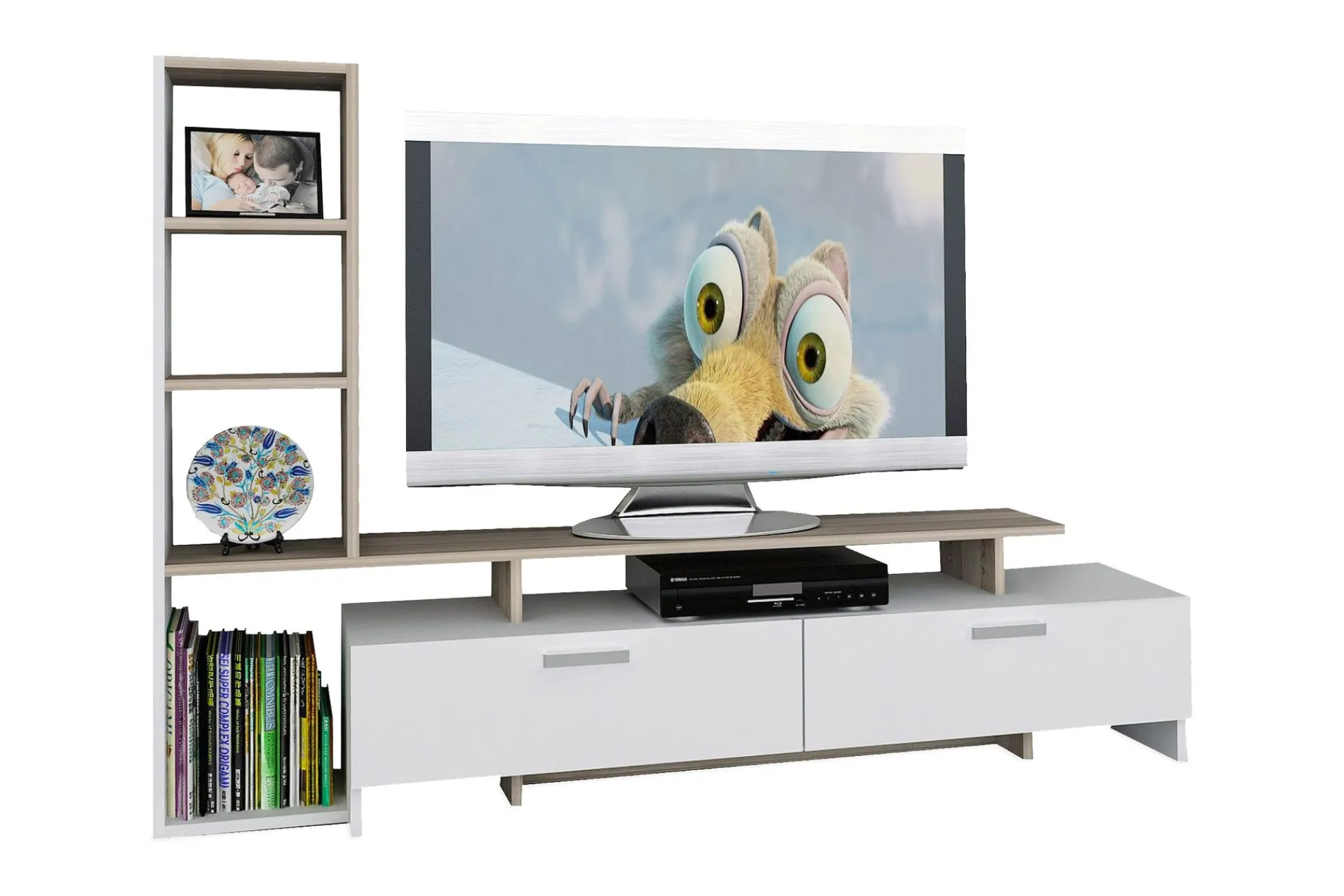 Tv-Møbelsett-Isora TV-benk Hvit