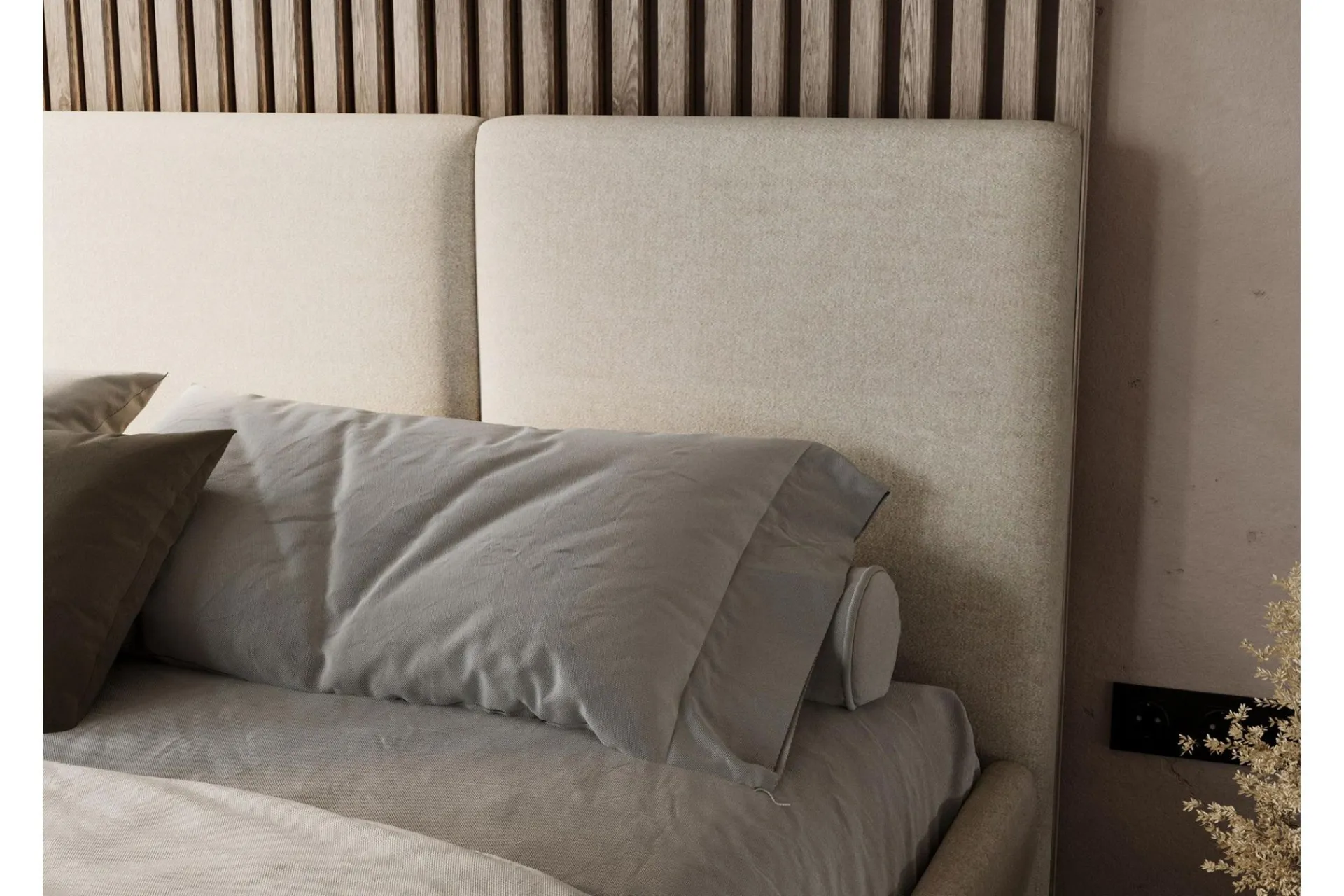 Sengeramme & Sengestamme|Seng Med Oppbevaring-Itaca Oppbevaringsseng Beige