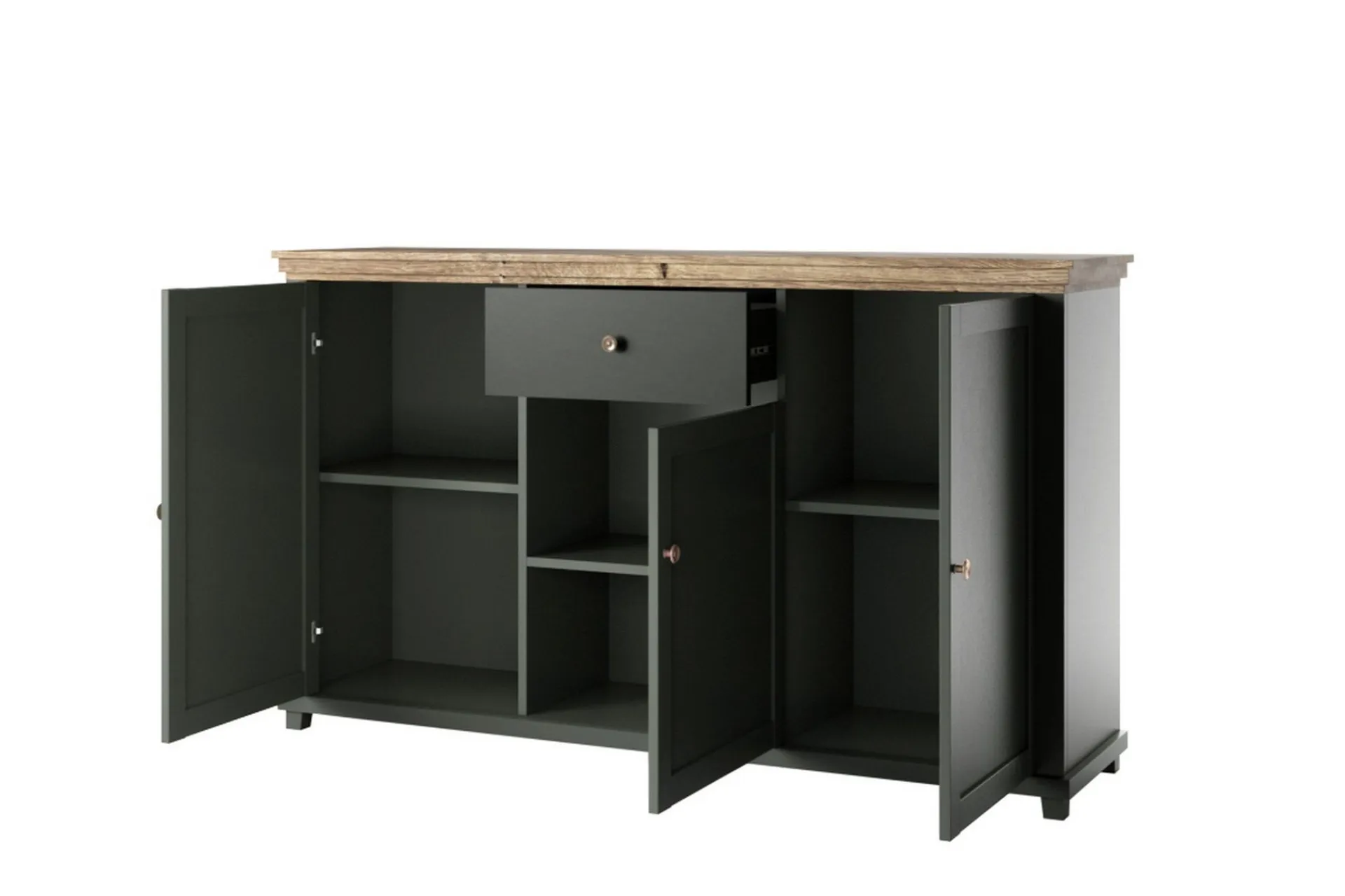 Sideboard & Skjenker-Ivreri Sideboard 42x160 cm Natur,Khaki