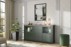 Sideboard & Skjenker-Ivreri skjenk 42x181 cm Natur,Khaki